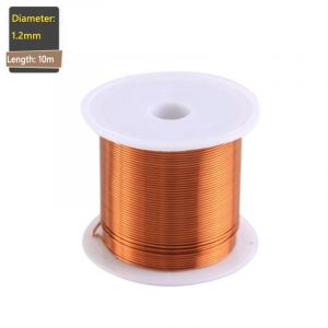 1-3 Rouleaux De Fil De Laque De Cuivre 0.06Mm -1.2Mm Câble Fil De Cuivre Fil Magnétique Émaillé Fil D'Enroulement De Cuivre Bobine Fil De Cuivre.1.2Mm 10M.1Rolls - Neuf