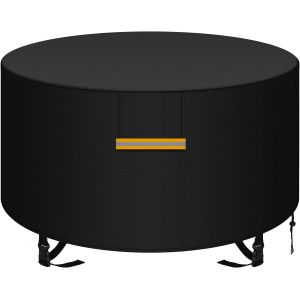 Ulteronixshop-Housse De Mobilier De Jardin Imperm&eacute;able, Housse De Table Ronde De Jardin Ext&eacute;rieur Avec A&eacute;ration,Housse De Table Ronde Et De Chaises De Patio En Tissu Oxford 420d R&eacute;sistant Au Vent Et - Neuf