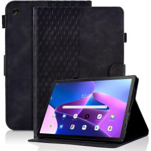 Étui Pour Lenovo Tab M10 3ème Génération 10,1 Pouces (Tb328fu/Tb328xu) Housse Folio En Cuir Avec Mise En Veille/Réveil Automatique Smart Shell Pour Lenovo M10 3ème Génération 2022,Noir - Neuf