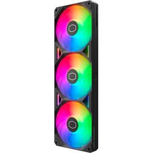 Sickleflow Edge 360 Argb-Monobloc 360Mm &Agrave; Trois Ventilateurs (Pwm),Haut Flux D'Air (190 Cfm)&Pression Statique (3.54Mmh2O),&Eacute;clairage Argb Gen 2,Installation Facile-Noir - Neuf