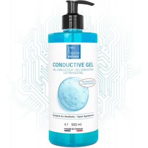 Gel Conducteur Professionnel : Radiofr&eacute;quence, Electrostimulateur Musculaire, Ultrasons, &Eacute;lectrodes, Cavitation, Epilateur Lumiere Pulsee, Epilateur Laser - 500 Ml - Neuf