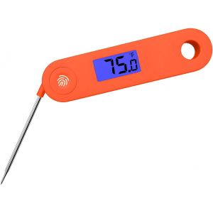 SUBZONAL-Instrument Alimentaire Portable et Rechargeable, avec sonde en Acier Inoxydable et Fonction de Changement Automatique, pour la Cuisson Barbecue, thermographe - Neuf