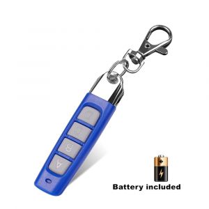 Copie de t&eacute;l&eacute;commande automatique 433Mhz, Code &agrave; 4 canaux, ouvre-porte de Garage, duplicateur de t&eacute;l&eacute;commande RF, Code de clonage, cl&eacute; de voiture 433.92 Blue Grey - Neuf