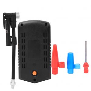 Pompe electrique portable pour pneus de velo, gonfleur de batterie externe pour scooter electrique et moto, avec manometre - Neuf