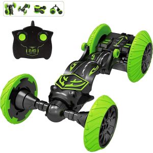 T&eacute;l&eacute;commande Voiture Pour Enfants Gar&ccedil;ons Filles, 360flips Double Face Durable Rc Stunt - Neuf