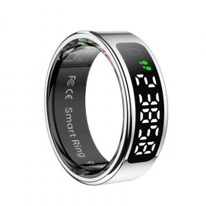 Bague Connectée Argentée Étanche Suivi Santé Et Sport Bluetooth 5.2 Argent Yonis - Neuf