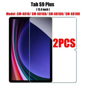 Protecteur D'écran Pour Tablette Samsung Galaxy Tab S8 Ultra Plus S6 Lite S7 Fe A7 Lite A8 S9 A9,2 Pièces,Accessoires.2pcs Tab S9 Plus. - Neuf