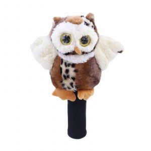 Couvre-Tete De Golf Mignon Souvenir Club Protection Contre Les Rayures Protection De Transport Protection Universelle Club Couvre-Chef Marron - Neuf