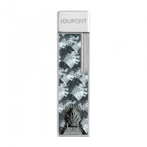 S.T. Dupont - Briquet Twiggy Game Of Thrones Stark Chrome - Neuf