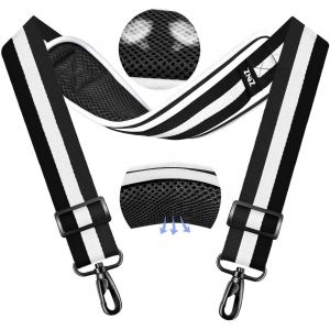 JGD-79.5"" Sangle de Sac Universelle avec Coussinet Respirant Fixe Ultra &eacute;pais, bandouli&egrave;re r&eacute;glable et Robuste pour Sac d'ordinateur Portable, Sac de Sport, Sac pour Appareil Photo et Plus,TW01B03 - Neuf