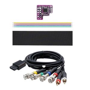 Câble N64 Rgb Mod+Rgb Pour Consoles N64 Ntsc Puce De Module Rgb - Neuf