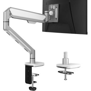 Support Ecran PC Support Moniteur Ordinateur Ecran LCD/LED de 13-32 Pouces, Bras &Eacute;cran PC Simple, Capacit&eacute; de Charge 10KG, R&eacute;glable en Hauteur Inclinable et Pivotant VESA 75/100mm-Noir - Neuf