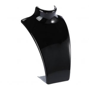 Collier Boucle D'oreille Titulaire Mannequin T&ecirc;te Buste Stand Mod&egrave;le Boutique Bijoux Pr&eacute;sentoir (Noir) - Neuf