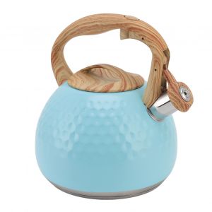 Hjlian Bouilloire Sifflante En Acier Inoxydable 304, 3 L, Accessoire Pour La Maison, Bleu - Neuf