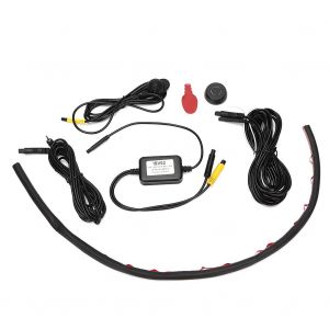 Systeme De Camera Double Canal De Vue Laterale Intelligente Du Vehicule Dvr De Voiture Prise En Charge De La Vision Bouton Sans Fil - Neuf