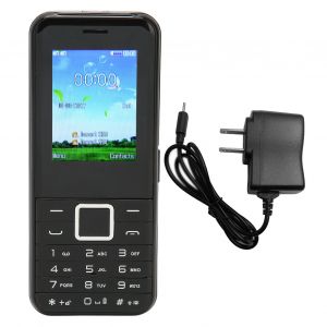 Telephone portable multifonction S502 2G debloque pour personnes agees, ecran 2,4 pouces, batterie 3000 mah, double SIM, 100-240 V, noir, prise US - Neuf