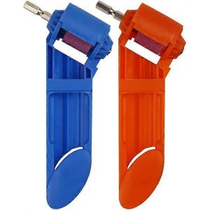 2 pcs affûteur de foret,affûteur de foret en corindon,outil d'affûtage de foret portable - Neuf