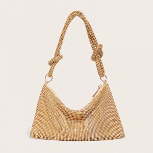 Sac de soir&eacute;e avec diamants, pochette - Neuf