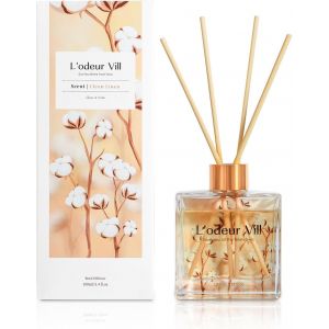 Linge Parfum De Maison 100Ml Avec 6 B&acirc;tonnets Diffuseur De Parfum,Reed Diffuseur Pour Salle De Bain &Eacute;tag&egrave;re D&eacute;coration. - Neuf