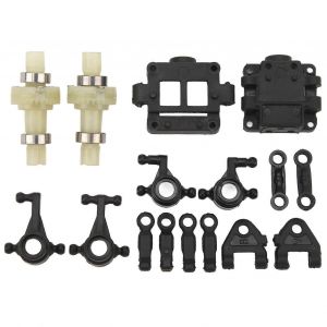 WENYI RC Car Parts Accessories Kit Bras Inf&eacute;rieur Sup&eacute;rieur Avant Arri&egrave;re Cuvette de Direction Pour WLtoys 1/28 284010 284161 Voiture RC - Neuf