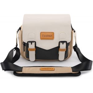 CHECARZHN--NO1-Sac Pour Appareil Photo - Étanche - Petit Sac À Bandoulière - Vintage - Pour Appareil Photo Reflex Numérique, Appareil Photo Compact, Appareil Photo Système, Taille S - Neuf