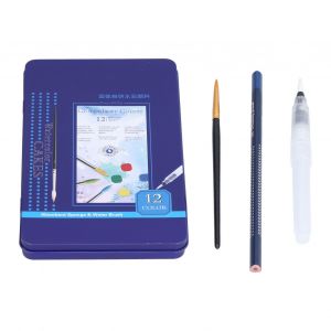 Ensembles De Peinture Aquarelle A Sechage Rapide, Diffusion Uniforme, Couleur Saturee, Materiau Sur, Ensemble De 12 Couleurs Pour Enfants - Neuf