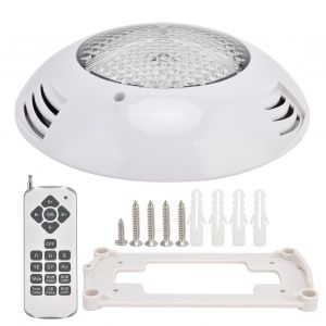 HJLIAN Lampe de piscine LED etanche, eclairage mural sous-marin, telecommande RVB, eclairage submersible, AC12V, 35W, 3500LM - Neuf