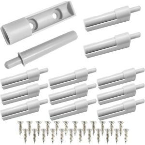 Lot de 12 amortisseurs de porte de meubles - Pour armoires de cuisine et armoires - Neuf