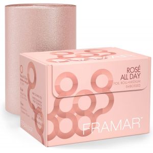 Asfasfq-Papier Aluminium Coiffure ¿ Rose Papier Alu Professionnel, Coiffeur Accessoires Professionnel, Papier Meches Coiffure, Rouleau Aluminium, Materiel Coiffure Professionnel - 320 Pieds - Neuf