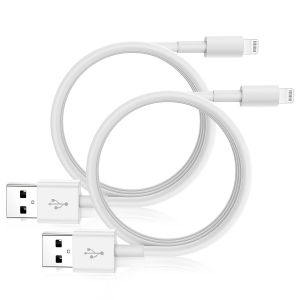 C&acirc;ble Iphone 2M Lot De 2 [Certifi&eacute; Mfi],C&acirc;ble De Chargeur Lightning Pour 2M Long C&acirc;ble Lightning Usb Cable Iphone Charge Rapide Cordon Iphone Fil Iphone Cable For Apple Iphone 14/13/12/11/X/Xs/Xr/8 - Neuf