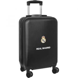 Real Madrid 2&egrave;me &Eacute;QUIPATION 23/24 Chariot de Cabine 20 Pouces, Valise &agrave; roulettes, Cadenas de s&eacute;curit&eacute;, Valise l&eacute;g&egrave;re, 34,5 x 20 x - Neuf