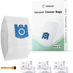 Lot De 18 Sacs Aspirateur 3D Efficiency, Compatible Avec Miele Fjm/Gn, Classique C1, Complet C1, Complet C2, Complet C3, Bleu - Neuf