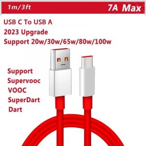 Realme-C&acirc;ble De Recharge Super Rapide Gt 5G 8 Pro 10, 6,5 A, Type C, Oppo Find X5 Pro Neo Reno 6 7 65W Smile Vooc.80W A To C 1M. - Neuf