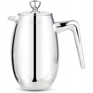 CMWS-Nando Cafeti&egrave;re &agrave; piston isotherme &agrave; double paroi en acier inoxydable,350 ml, argent - Neuf