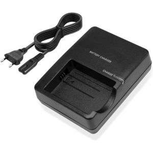 LP-E5 Chargeur de Batterie LC-E5 LC-E5E Compatible avec Canon EOS 1000D, EOS 450D, EOS 500D, EOS Kiss F, EOS Kiss X2, EOS Kiss X3, EOS Rebel T1i, EOS Rebel XS, EOS Rebel Xsi - Neuf
