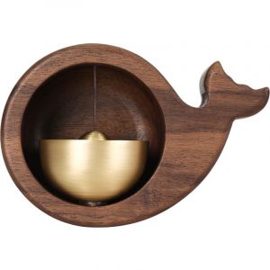 Cloche de commerçant pour ouvrir la porte, carillon de porte pour entreprise à l'entrée, cloches magnétiques uniques pour la décoration de porte de magasin, de bureau à domicile (9 x 6 x 4 cm) - Neuf