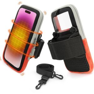 JGD-Housse de Protection Thermique pour Smartphone iPhone, Samsung, Huawei, Xiaomi, Protege Les Temperatures Extremement Basses, Aide a Economiser la Batterie - Neuf