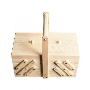 Bo&icirc;te &Agrave; Coudre En Bois Bo&icirc;te De Rangement De Bijoux Organisateur De Cas De Cosm&eacute;tiques Pour La Maison - Neuf