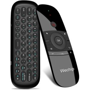 [4 En 1] T&eacute;l&eacute;commande Clavier Et Souris, 2.4G Contr&ocirc;leur Telecommande Pour Les Bo&icirc;tiers Android Tv, Smart Tv, Pc, Ordinateur Portable, Projecteur, Htpc, Iptv, Lecteur Multim&eacute;dia - Neuf