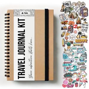 Mevronisshop-Carnet De Voyage &Agrave; Remplir Personnalisable, Adapt&eacute; Pour Bullet Journal, Livre Scrapbooking. Cahier Spirale A5 Our Adventure Book, Carnet De Voyage Enfant, Cahier Spirale, Cadeau Pour Voy - Neuf