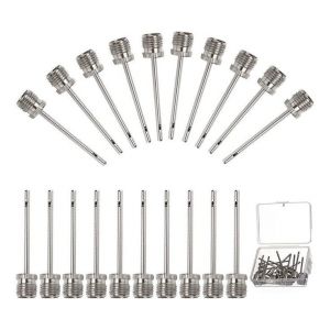 20 Aiguilles De Gonflage Durables Pour Ballons De Sport ¿ Aiguilles De Gonflage En Acier Inoxydable Pour Football, Basket-Ball, Volley-Ball Et Plus Encore - Neuf