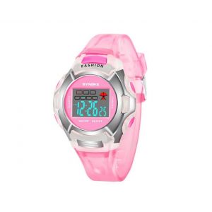 Montre Électronique De Sport Étanche Pour Enfant - Rose - Neuf