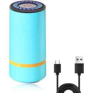 NouvelHorizonstore-Machine Sous Vide Alimentaire, Mini Scelleur, Appareil Mise Sous Vide Alimentaires, pour Stockage des Aliments (Bleu) - Neuf