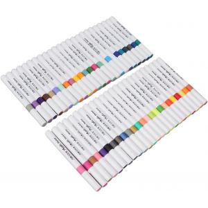 Letnerny-Ylic Paint Ers Encre &Agrave; Base D'eau Imperm&eacute;able &Agrave; L'eau High Co Stylos De Peinture Erreur De Peinture Peinture 48 Couleurs, Marqueurs De Peinture Acryliquestylos De Peinture - Neuf