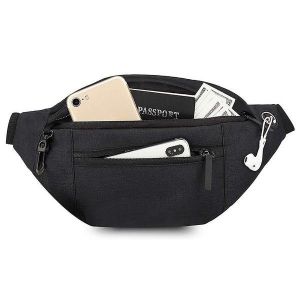 Sac banane polyvalent et imperméable - Idéal pour le sport, les voyages et les festivals - Sac banane ajustable, sécurisé et élégant pour tous les âges - Neuf