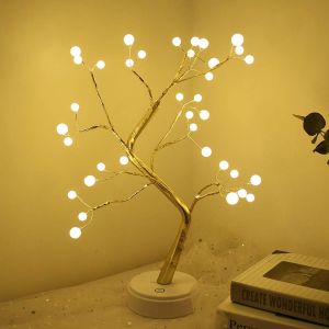 Arbre Lumineux LED Lumi&egrave;re de l'Arbre, D&eacute;coration de Salle Usage &agrave; l'Int&eacute;rieur de Lumi&egrave;res D&eacute;coratives pour soir&eacute;e, Mariage, No&euml;l (Perle de Lumi&egrave;re d'Arbre) - Neuf