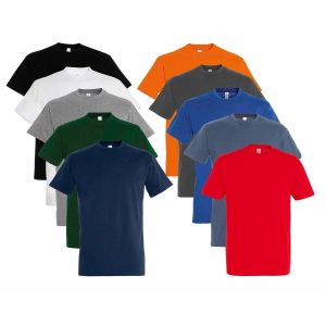 Lot 10 T-Shirts Manches Courtes - Homme - Multicolore - Neuf