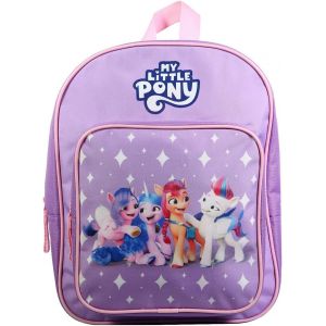 Sac à Dos 31 cm avec Poche Maternelle My Little Pony Violet - Neuf