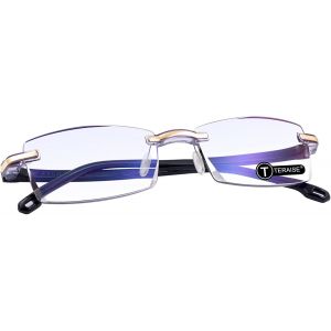 Kalanka-4 Pcs Lunettes De Lecture Homme/Femme De Mode Anti-Bleu Lumi&egrave;re Qualit&eacute; Lecteurs Diamant Conception De Coupe Anti-Fatigue Pour Les Ordinateur/T&eacute;l&eacute;phone Portable Lunettes - Neuf