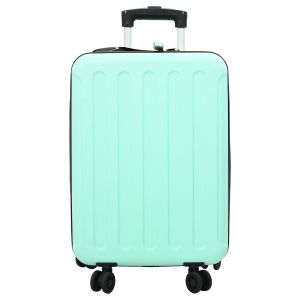 vidaXL Valise rigide pliable 20' vert menthe 34x23x55,5 cm ABS - Neuf